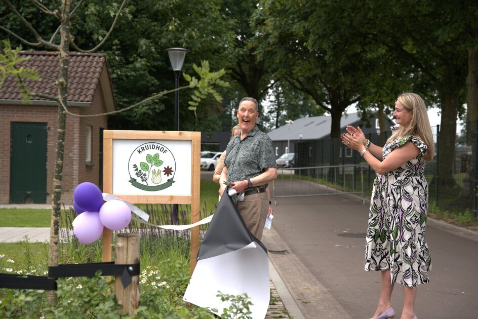 Feestelijke officiële opening van de nieuwbouwwoningen vanuit het masterplan Elver in Nieuw-Wehl