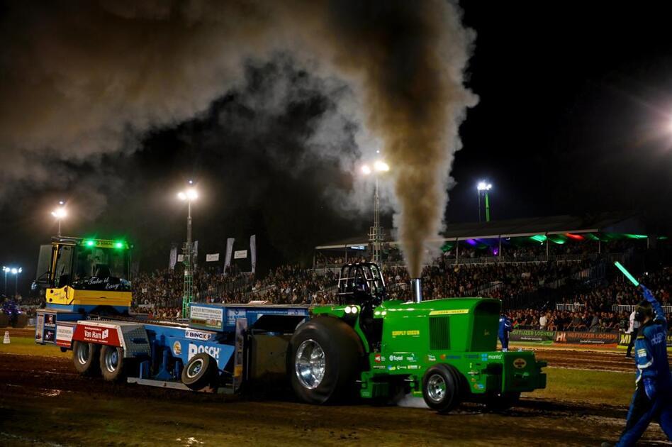 Team Iessel Diesel beste uit de regio bij Tractorpulling