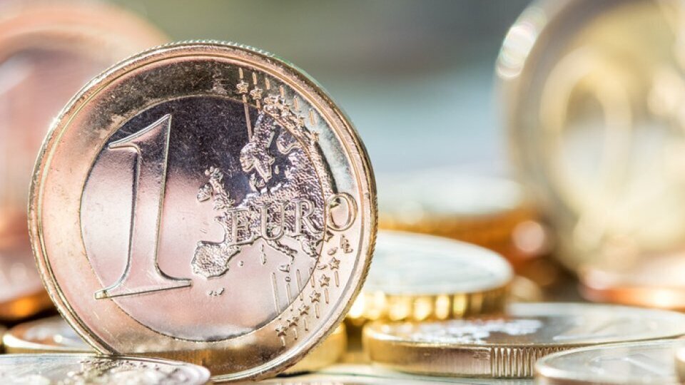 Financien muntjes geld