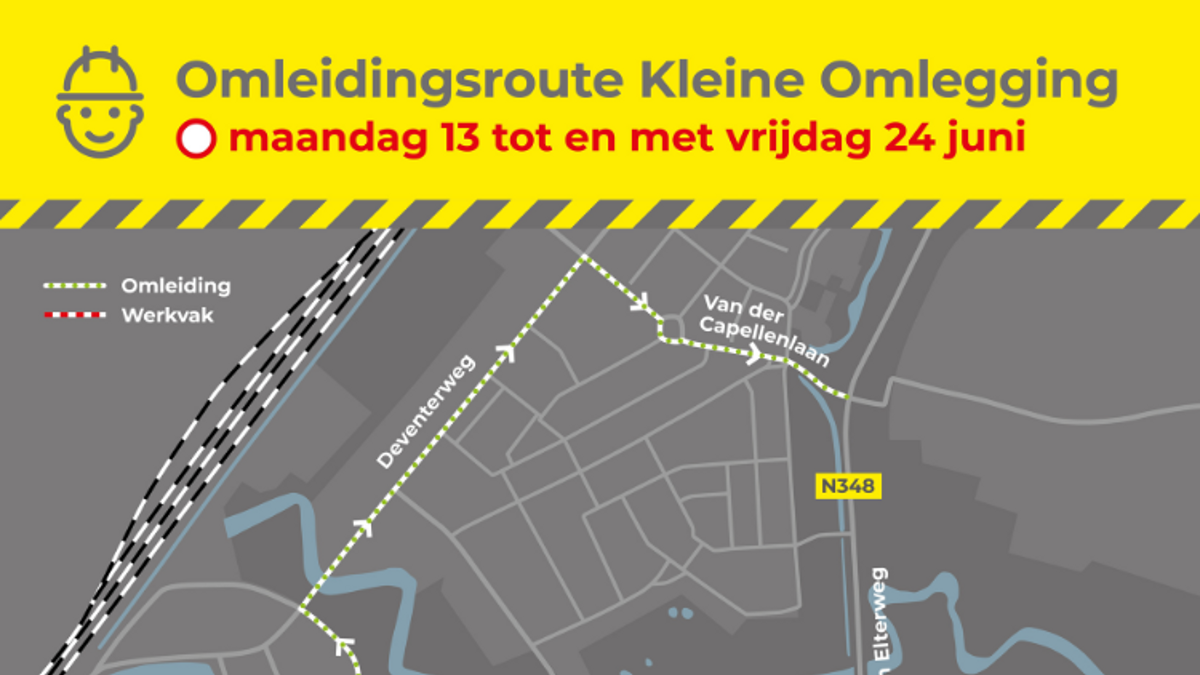 Omleidingsroute-werkzaamheden-Kleine-Omlegging